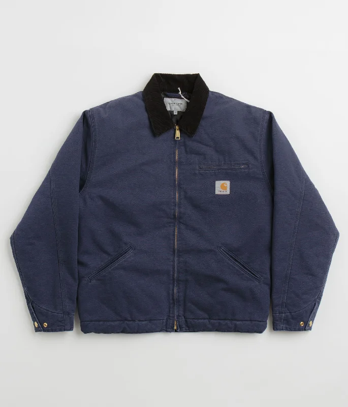 Women's Jackets with Double Layered Insulation-Carhartt OG Detroit Jacket - Air Force Blue / Black Women's Jackets with Double Layered Insulation-Carhartt OG Detroit Jacket - Air Force Blue / Black