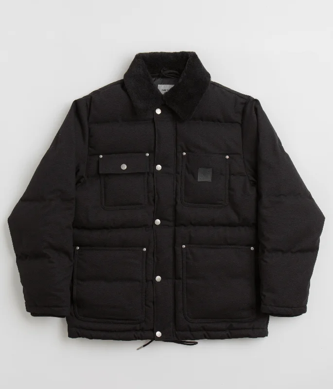 Women's Jackets with Flattering Silhouette-Carhartt Rayley Jacket - Black