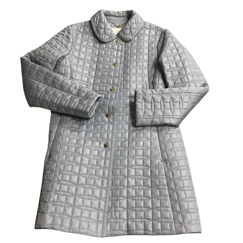 Women's Jackets with Belt-Coat Puffer & Quilted By Kate Spade In Grey, Size: S