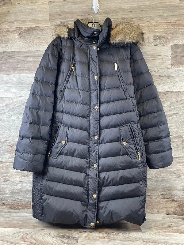 Women's Jackets for Day-to-Night Transition-Coat Puffer & Quilted By Michael By Michael Kors In Black, Size: Xxl Women's Jackets for Day-to-Night Transition-Coat Puffer & Quilted By Michael By Michael Kors In Black, Size: Xxl