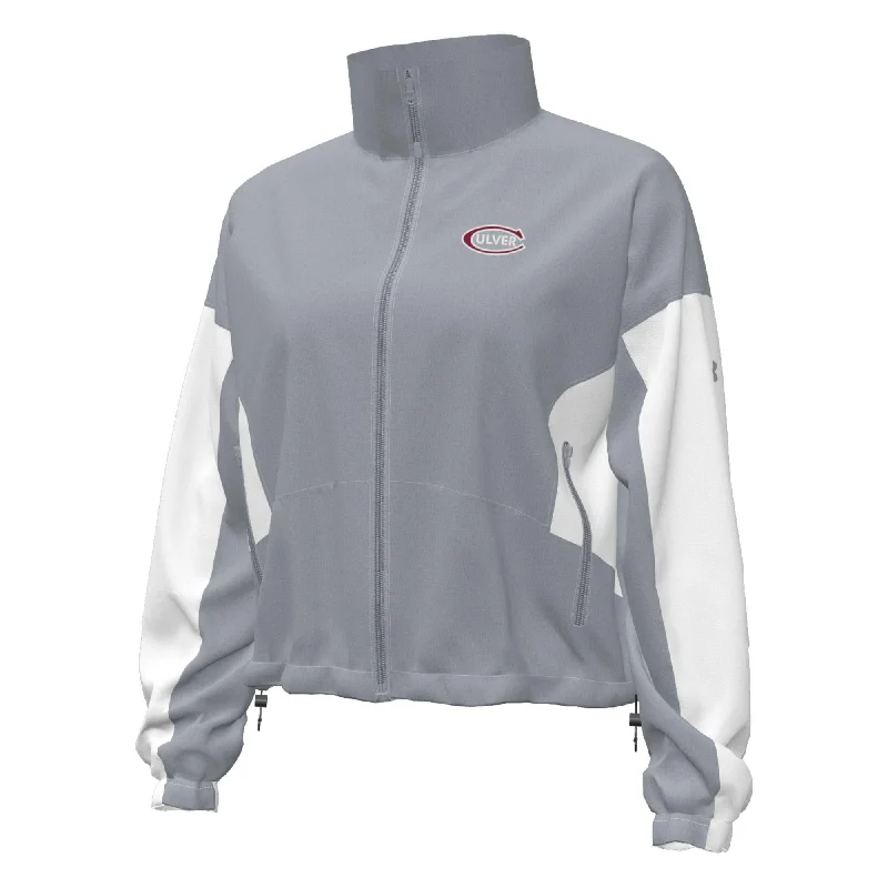 Women's Jackets for Fashion-Forward Women-Under Armour Womens Gameday Woven Jacket - Mod Grey Women's Jackets for Fashion-Forward Women-Under Armour Womens Gameday Woven Jacket - Mod Grey