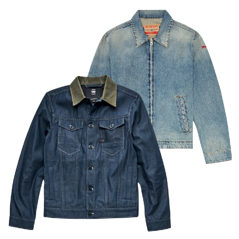 Women's Jackets with Professional Look-50x DIESEL/G-STAR DENIM JACKETS