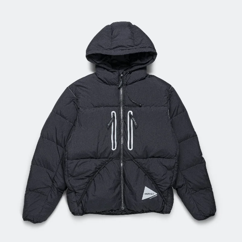 Women's Down Coat-Down Jacket x and wander - Black