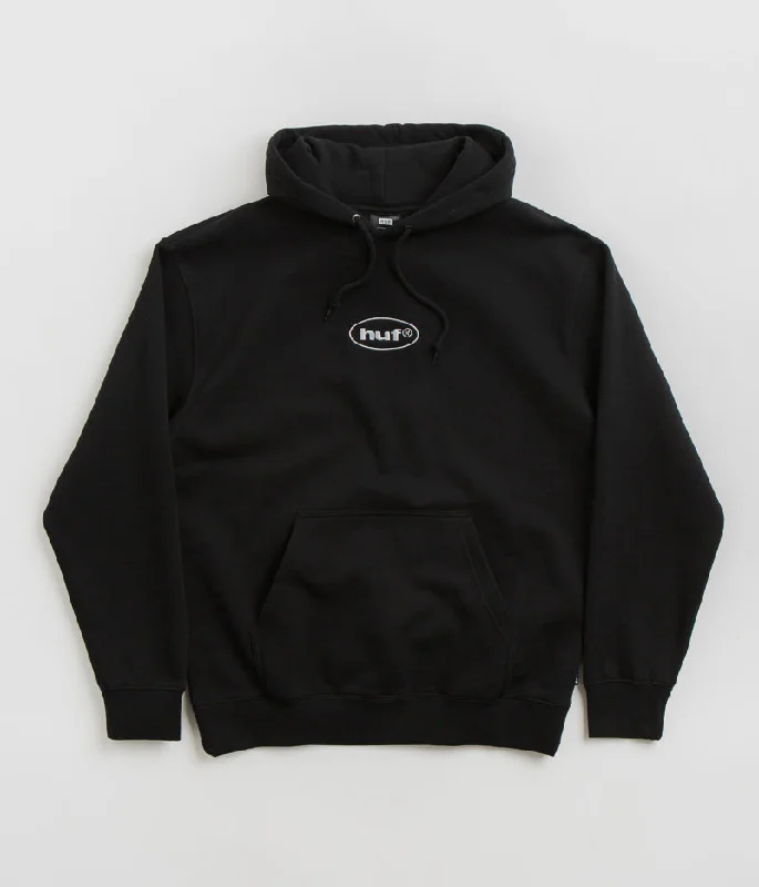 Women's Jackets for Cold Weather-HUF Gundam Wing Hoodie - Black