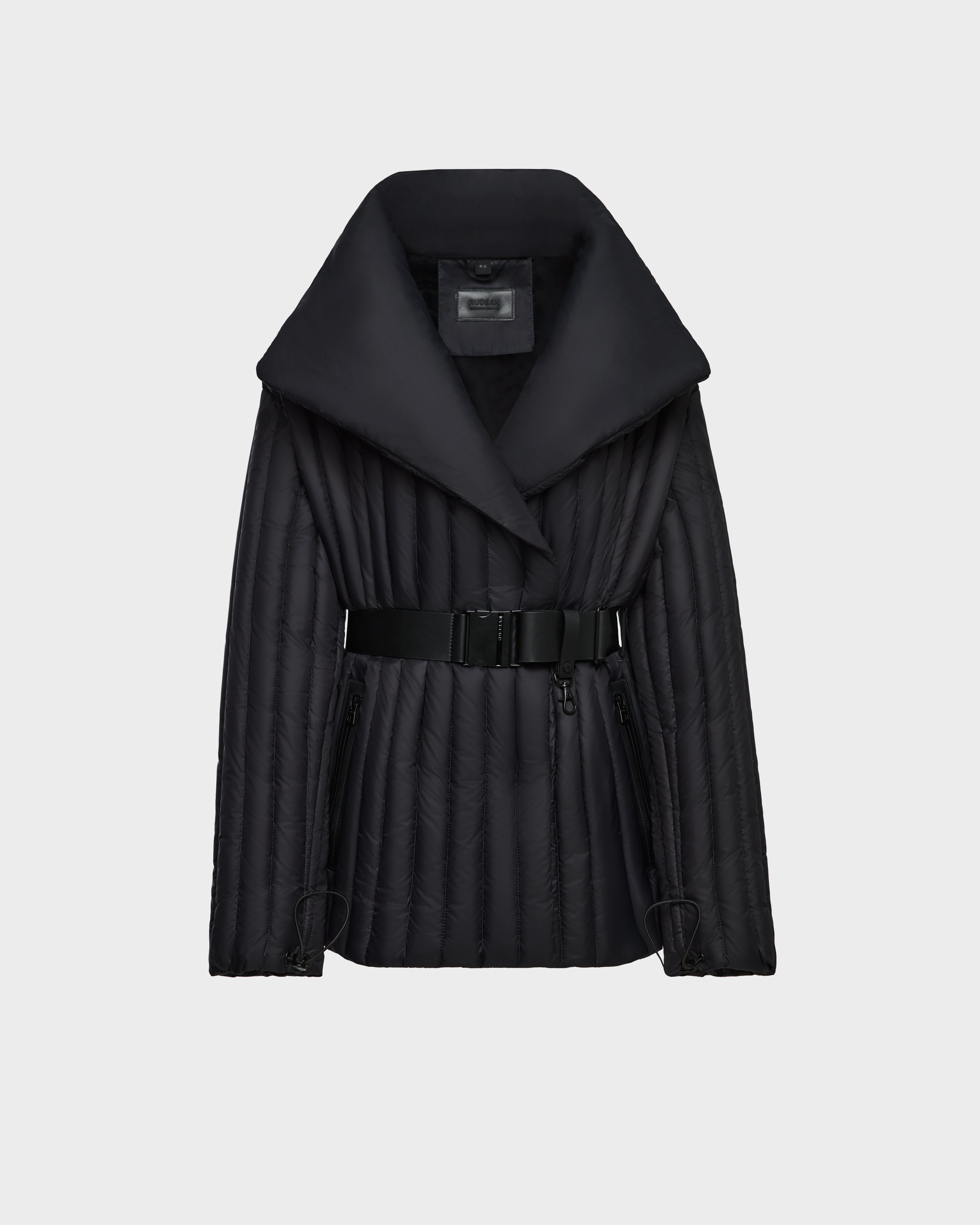 Women's Thermal Down Coat for Snow-INES T - 8124625 Black
