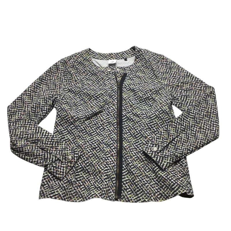 Women's Jackets for Casual Chic Look-Jacket Other By Cabi In Green & Grey, Size: M