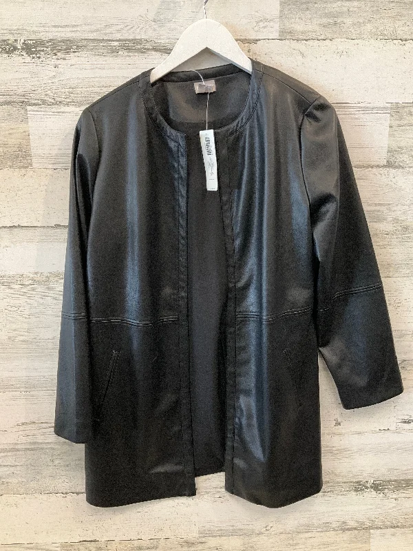 Women's Jackets with Cool Detailing-Jacket Other By Chicos In Black, Size: M