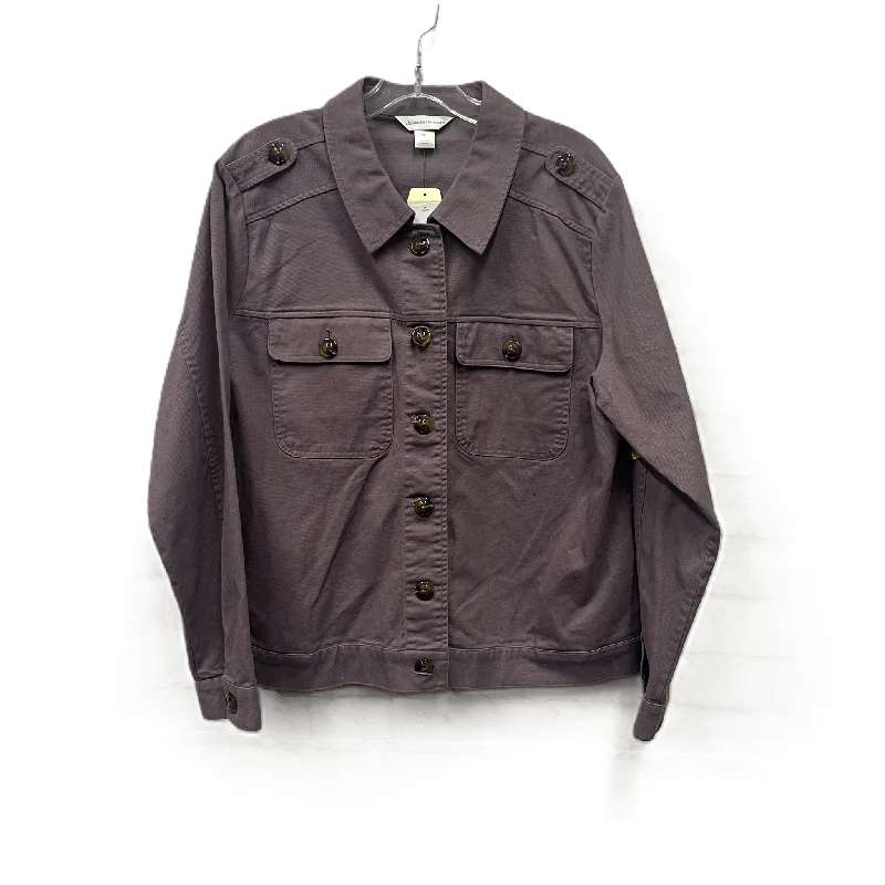 Women's Jackets for Streetwear-Jacket Other By Christopher And Banks In Purple, Size: Xl Women's Jackets for Streetwear-Jacket Other By Christopher And Banks In Purple, Size: Xl