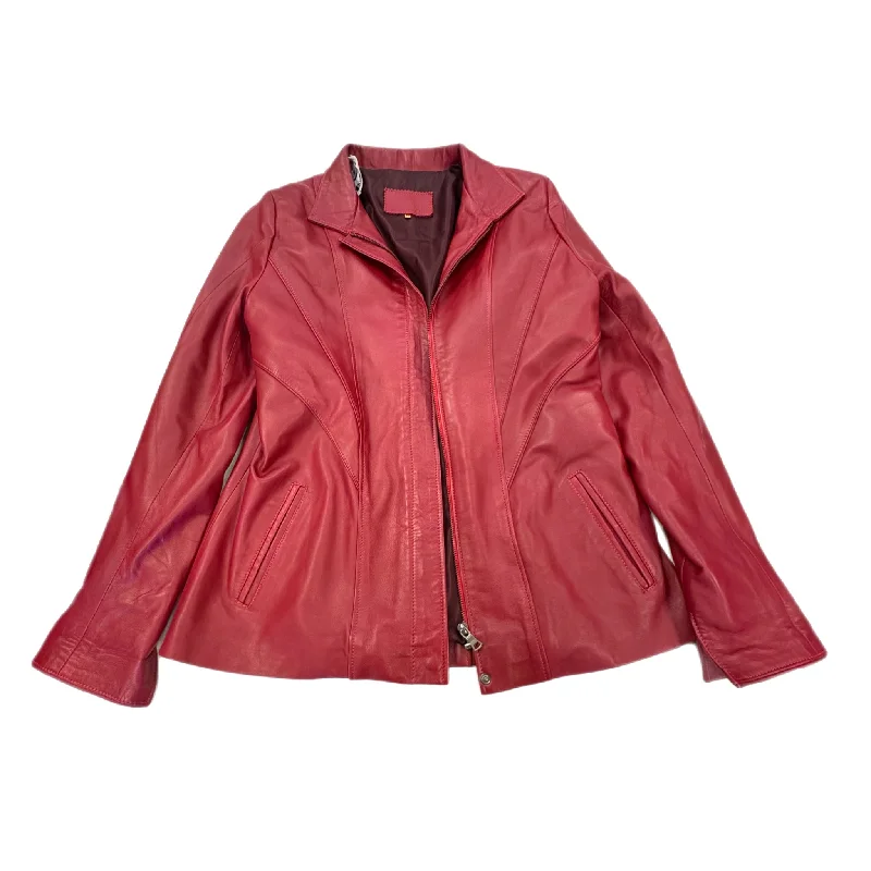 Women's Jackets for Busy Women-Jacket Other By Cmb In Red, Size: M