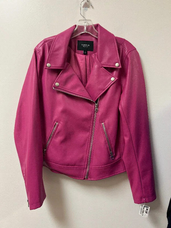 Women's Jackets with Timeless Quality-Jacket Other By Torrid In Pink, Size: 2x