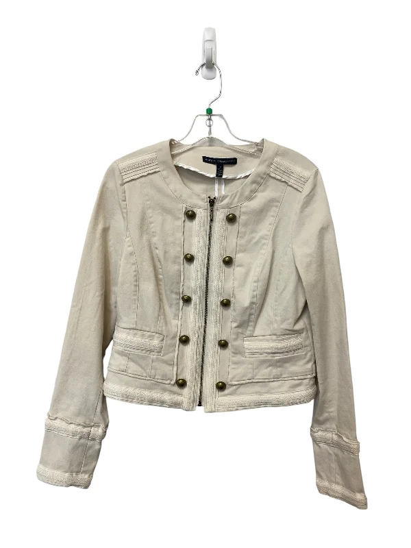 Women's Jackets with Multiple Pockets-Jacket Other By White House Black Market In Tan, Size: 8 Women's Jackets with Multiple Pockets-Jacket Other By White House Black Market In Tan, Size: 8