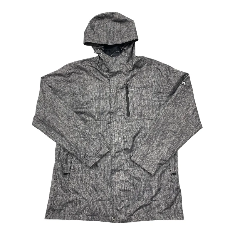 Women's Jackets for Fast Fashion-Jacket Windbreaker By OUTFITTER TRADING CO. In Grey, Size: Xs Women's Jackets for Fast Fashion-Jacket Windbreaker By OUTFITTER TRADING CO. In Grey, Size: Xs