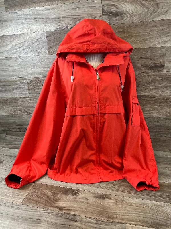 Women's Jackets with Warm Outer Fabric-Jacket Windbreaker By Pacific Trail In Orange, Size: Xl Women's Jackets with Warm Outer Fabric-Jacket Windbreaker By Pacific Trail In Orange, Size: Xl