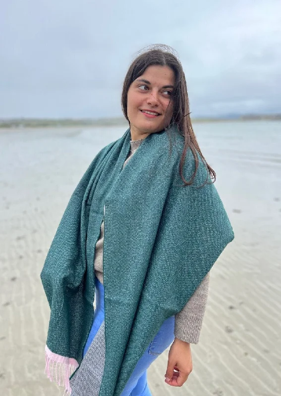 Women's Cloak with Zipper-McNutt Cashmere Wrap | Alpine Reversible