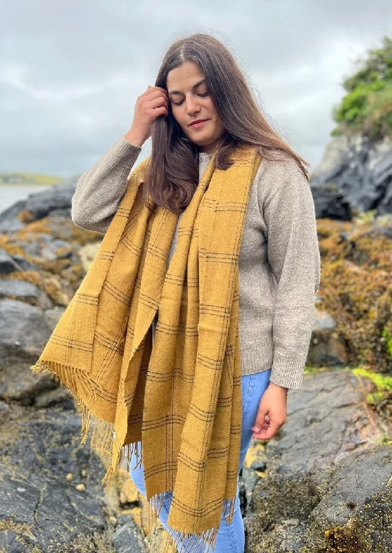 Women's Elegant Cloak-McNutt Pashmina Wrap | Mead Window Pane