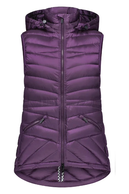 Women's Jackets with Multi-Functional Design-Moke Mary Claire Vests - Midnight Plum Women's Jackets with Multi-Functional Design-Moke Mary Claire Vests - Midnight Plum
