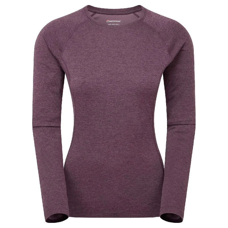 Women's Long Sleeve T-shirt for Layering Under Jackets -Montane Dart Long Sleeve T-Shirt - Womens Women's Long Sleeve T-shirt for Layering Under Jackets -Montane Dart Long Sleeve T-Shirt - Womens