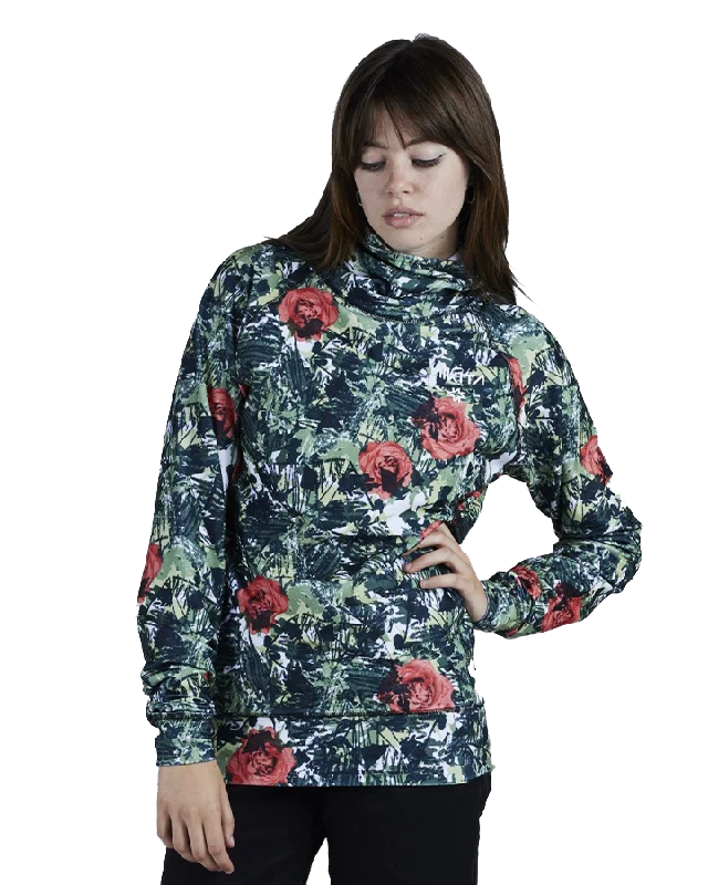 Women's Jackets with Thermal Lining-Nikita Womens Post Crew - Camo Pop