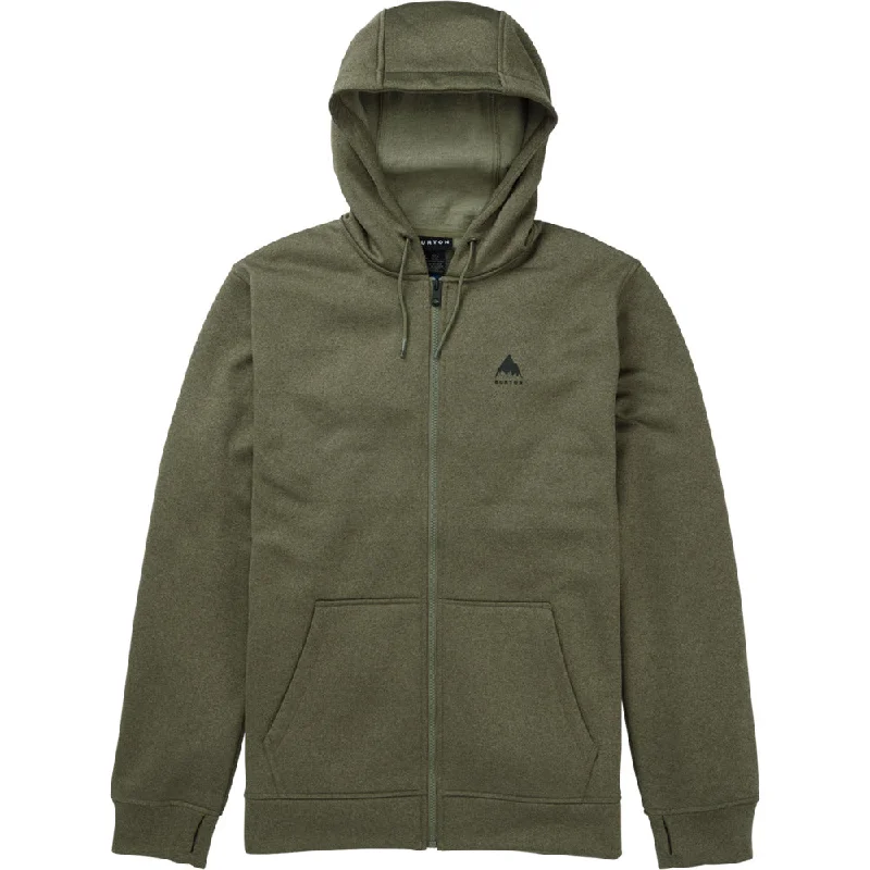 Women's Jackets with Functional Outerwear-Oak Full-Zip Hoodie