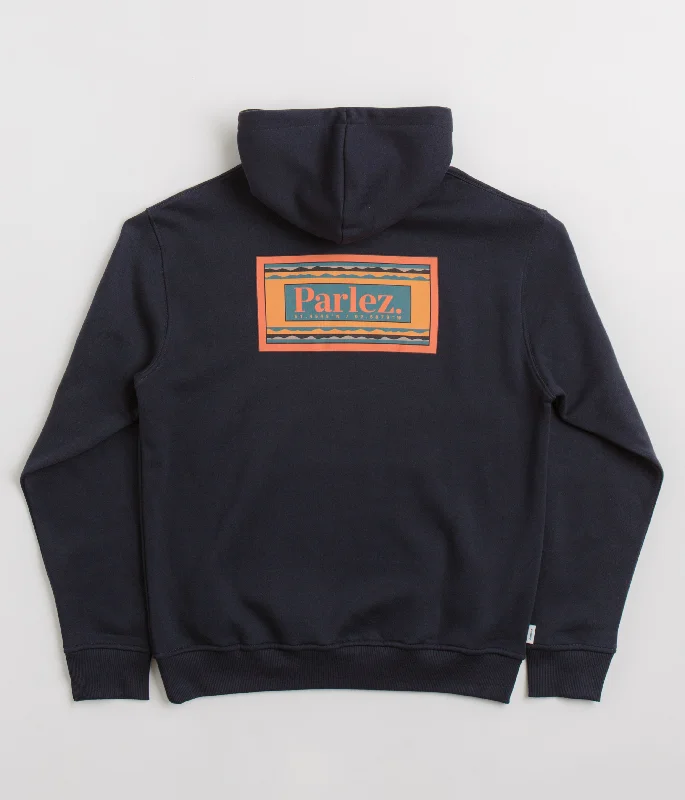 Women's Hoodies for Post-Workout Comfort -Parlez Uintah Hoodie - Navy