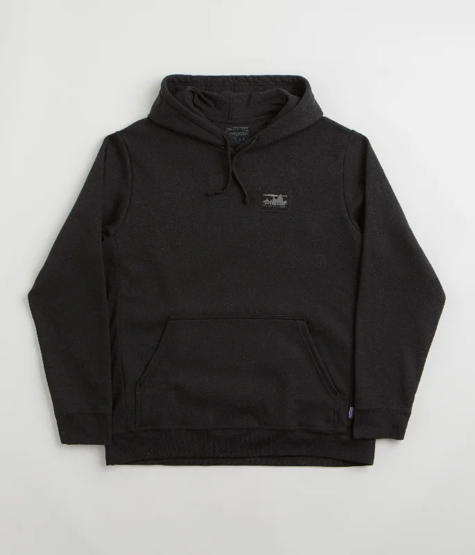 Women's Hoodies with Quilted Design -Patagonia 73 Skyline Uprisal Hoodie - Ink Black