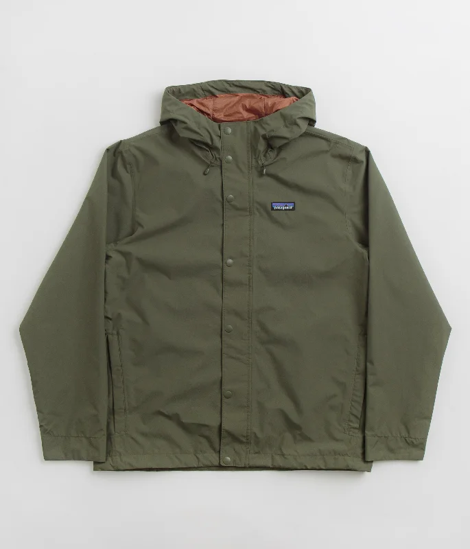Women's Jackets with Updated Style-Patagonia Jackson Glacier Rain Jacket - Basin Green Women's Jackets with Updated Style-Patagonia Jackson Glacier Rain Jacket - Basin Green