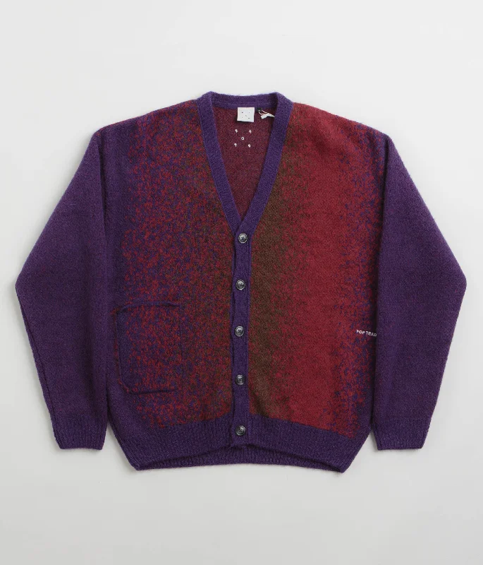 Women's Jackets with Aesthetic Appeal-Pop Trading Company Knitted Cardigan - Multicolour Women's Jackets with Aesthetic Appeal-Pop Trading Company Knitted Cardigan - Multicolour