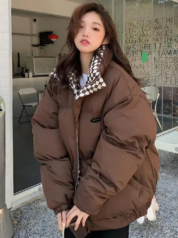 Women's Jackets for Layering with Scarves-Puffer Jacket
