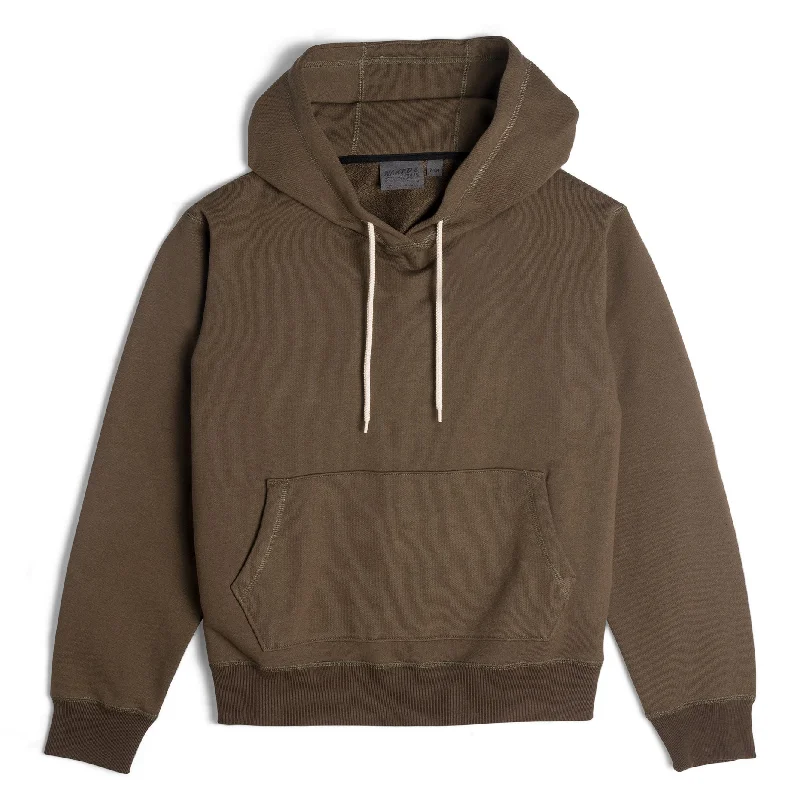 Women's Hoodies for Layering with Jeans -Pullover Hoodie - Heavyweight Terry - Hunter Women's Hoodies for Layering with Jeans -Pullover Hoodie - Heavyweight Terry - Hunter