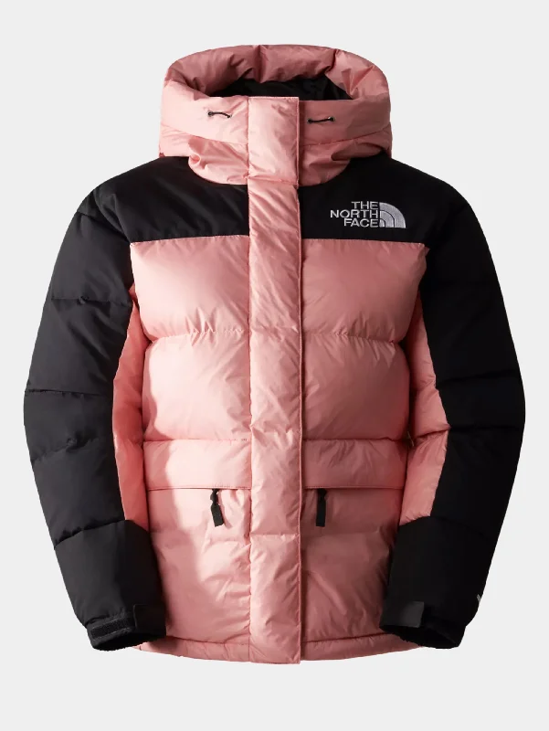 Women's Fashionable Down Coat-Piumino con Cappuccio Color Block Himalayan Rosa/Nero Women's Fashionable Down Coat-Piumino con Cappuccio Color Block Himalayan Rosa/Nero