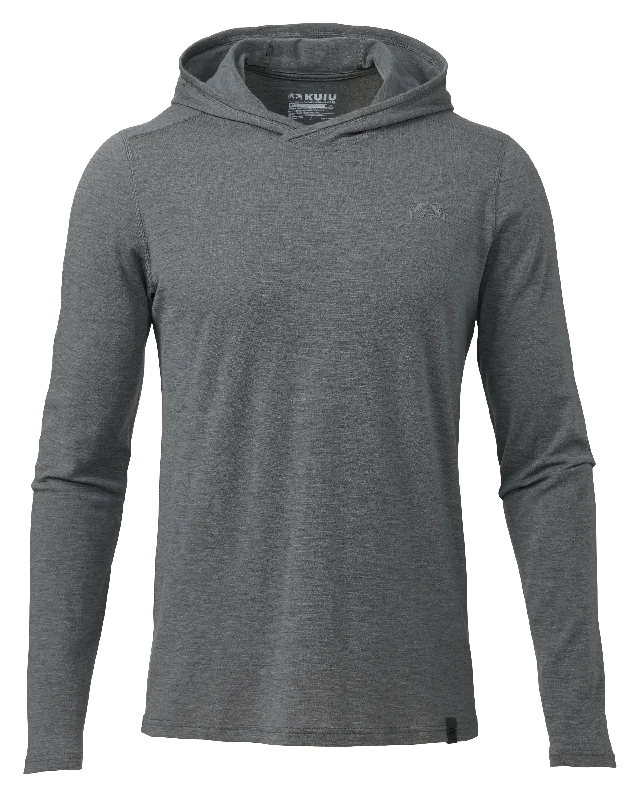 Women's Jackets for Wind Protection-ULTRA Merino 120 LT LS Hoodie | Stone