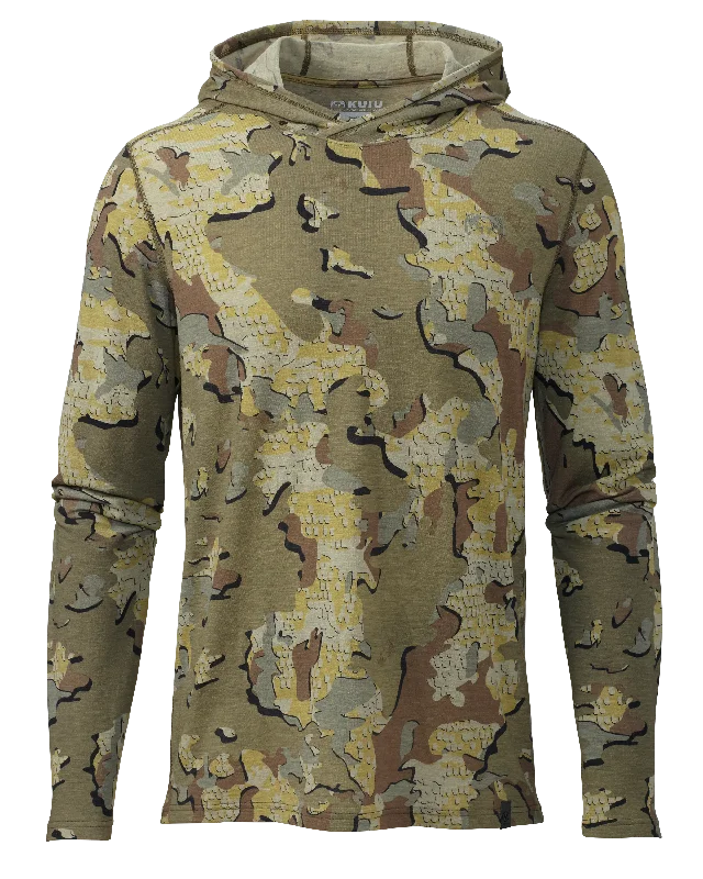 Women's Jackets with Unique Details-ULTRA Merino 120 LT LS Hoodie | Valo