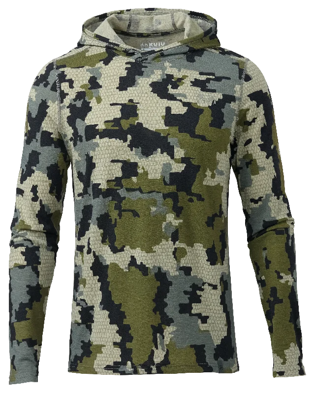 Women's Jackets for Protective Outerwear-ULTRA Merino 120 LT LS Hoodie | Verde