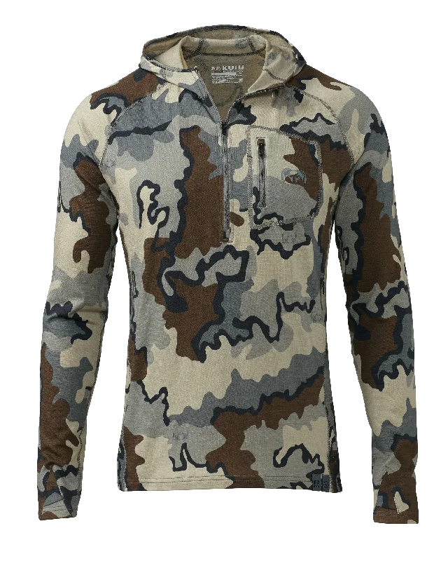 Women's Jackets with Comfortable Fit-ULTRA Merino 145 Zip-T Hunting Hoodie | Vias