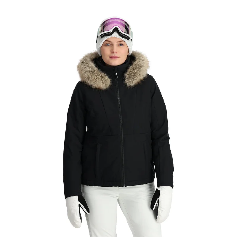 Women's Down Coat for the Coldest Days-Womens Vida - Black