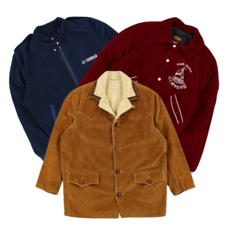 Women's Jackets for Custom Fit-50x VINTAGE STYLE CORDUROY JACKETS