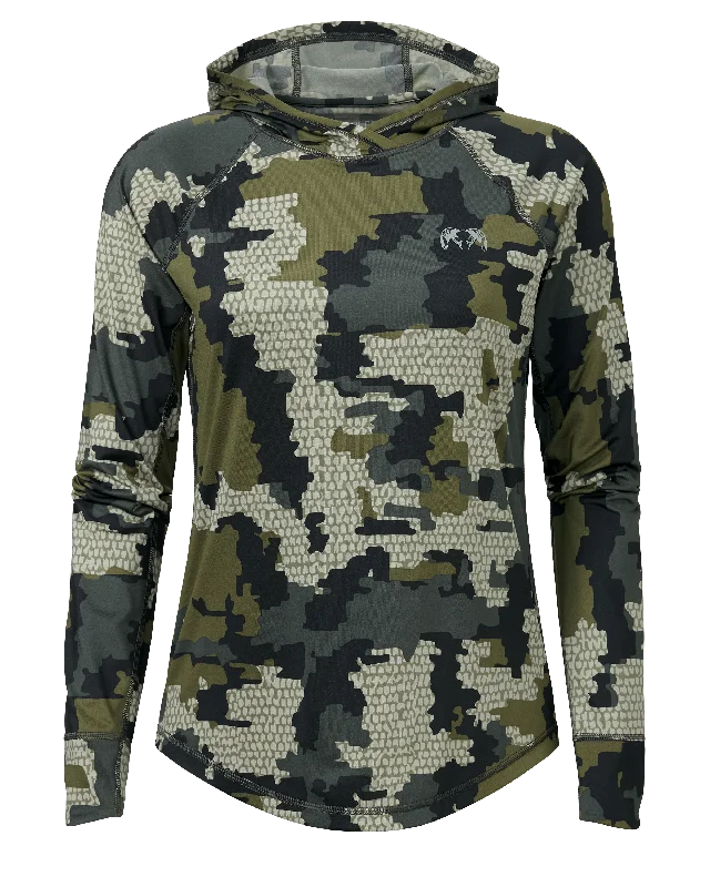 Women's Jackets with Gold Accents-Women’s Gila LS Hoodie | Verde