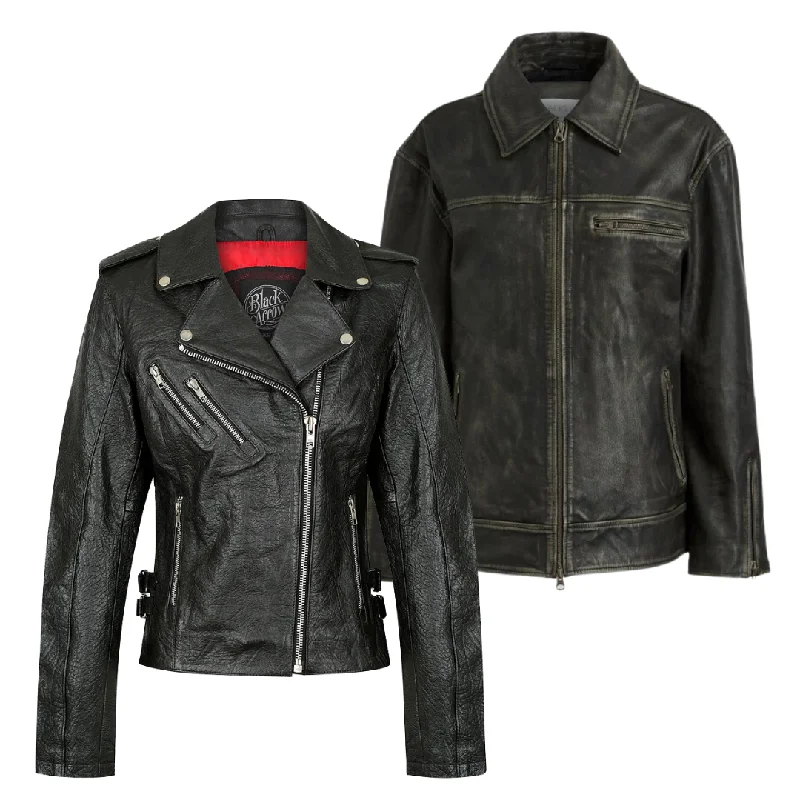 Women's Jackets for Casual Outings-20x WOMEN'S LEATHER JACKETS