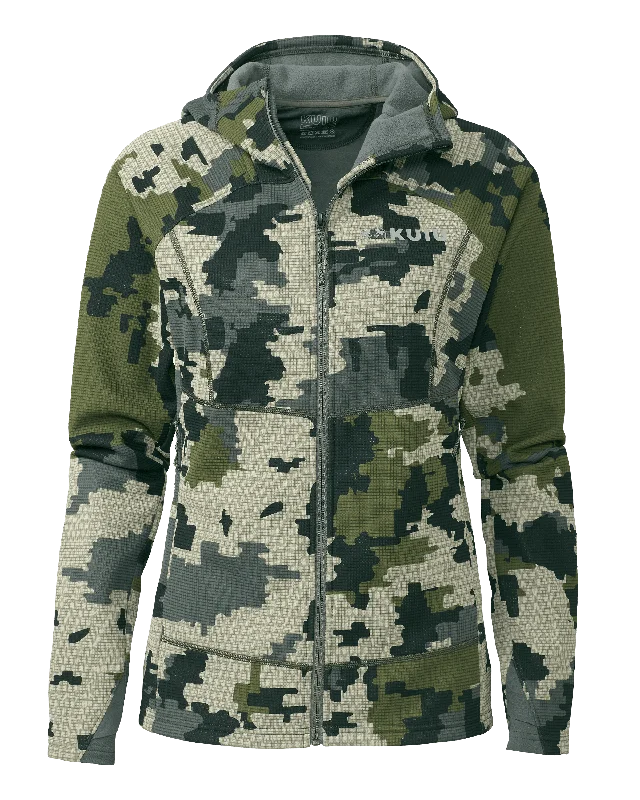 Women's Jackets with Motorcycle Style-Women’s Peloton 240 Full Zip Hoodie | Verde