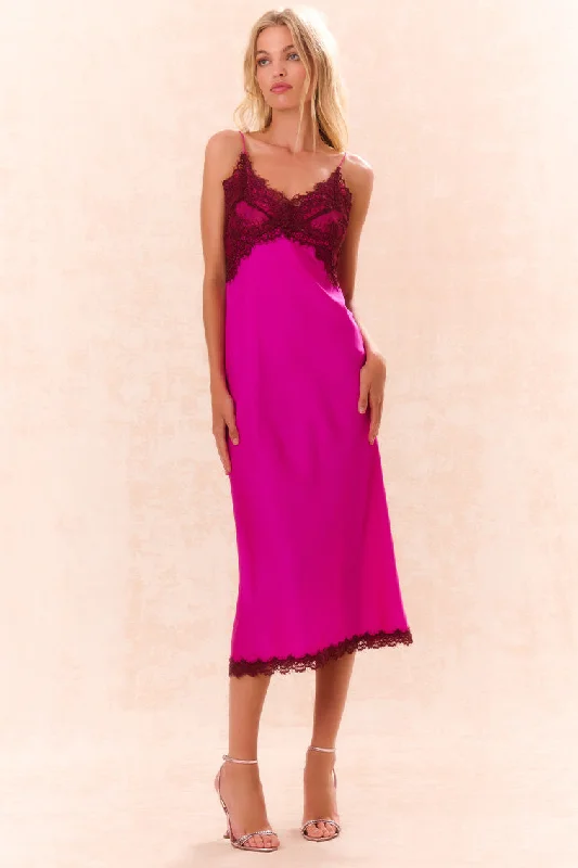 Slip Dress with Tiered Skirt -Black Satin Slip Dress with Crisscross Detail -Ameliane Lace-Trimmed Slip Dress Slip Dress with Tiered Skirt -Black Satin Slip Dress with Crisscross Detail -Ameliane Lace-Trimmed Slip Dress