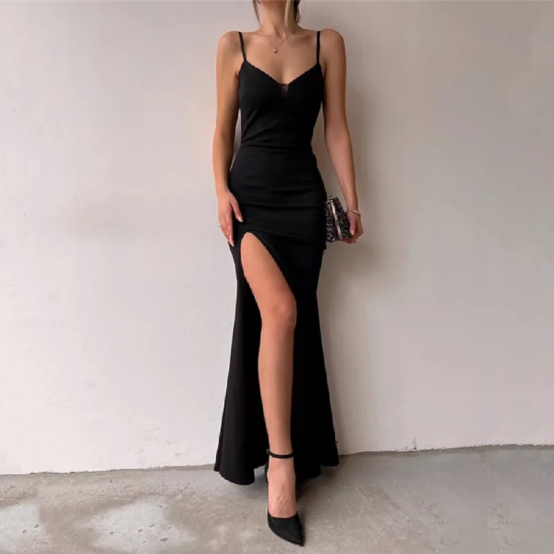Minimal Satin Slip Dress -Slip Dress with Satin Finish -Classic French Slip Long Dress Minimal Satin Slip Dress -Slip Dress with Satin Finish -Classic French Slip Long Dress