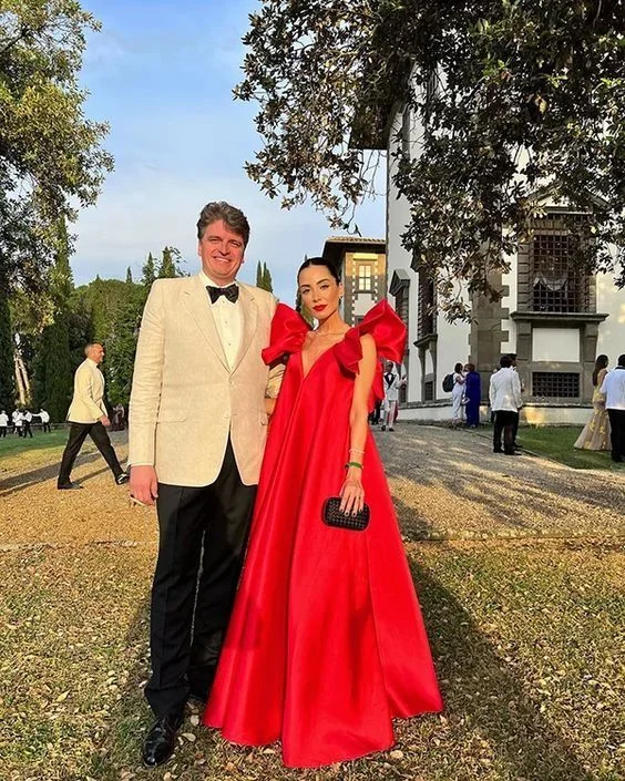 Wedding Dresses with Corset Detail for Shaped Silhouette -Red Long Formal Prom Dresses,Fashion Wedding Party Gown gh2981