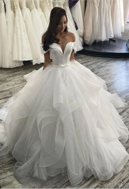 Wedding Dresses with Lace Embellishments for Intricate Detail -Wedding dresses princess | Designer Wedding Dresses Cheap Online gh2452