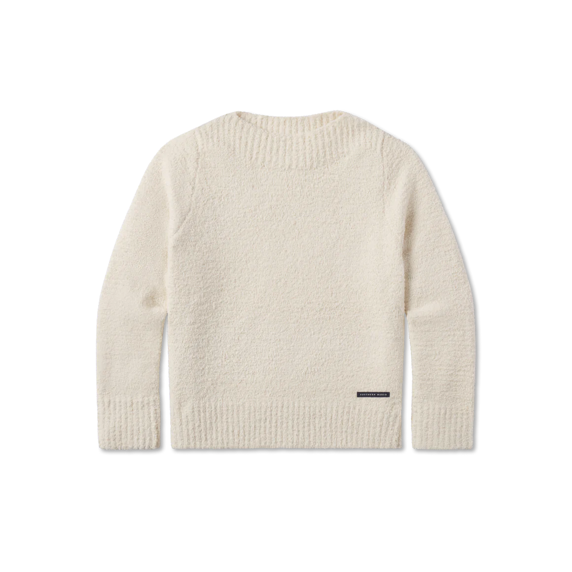 Women's Sweater with Fur Collar-Southern Marsh Southernclassics Cloud Sweatshirt