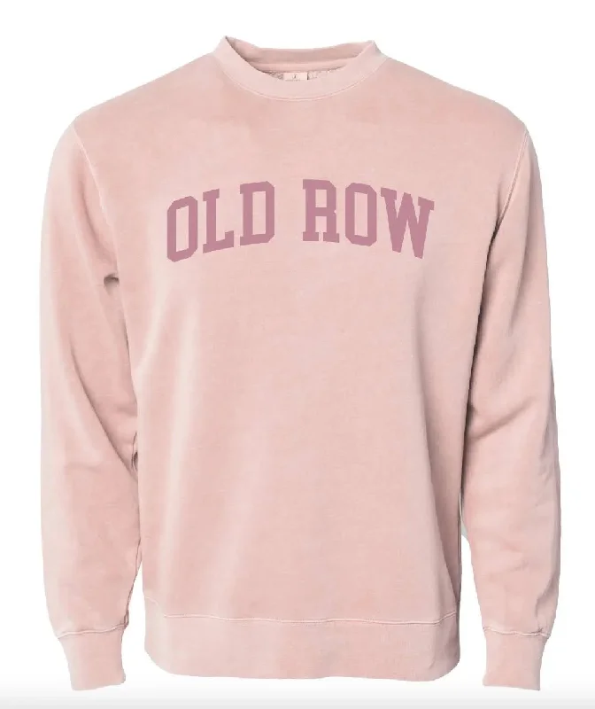 Women's Sweater with Bright Colors-Old Row Pigment Dyed Premium Crewneck