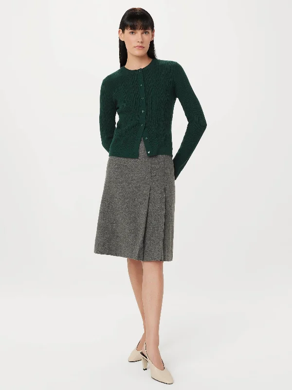 Women's Cardigans Sweater for Versatile Styling-The Fitted Cardigan in Pine Grove