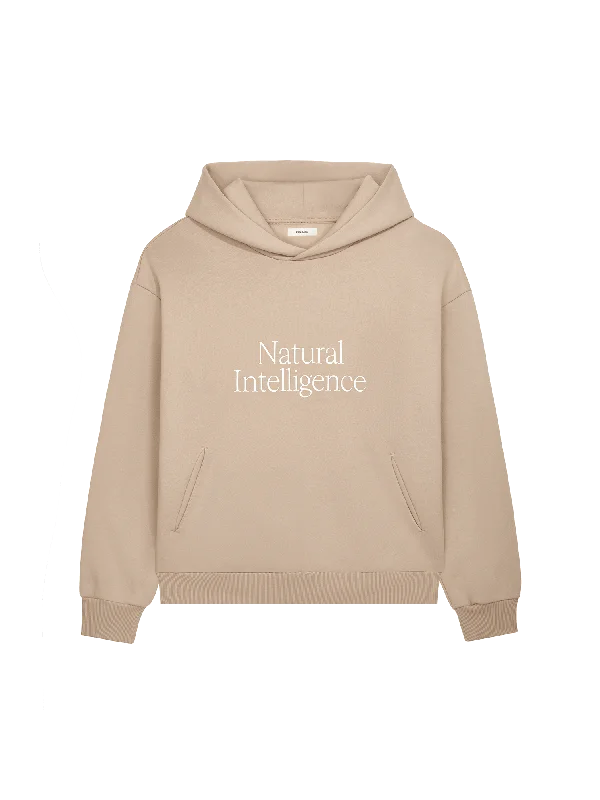 Women's Hoodies for Casual Meet-ups -Womens 365 Heavyweight Natural Intelligence Hoodie—mirage beige
