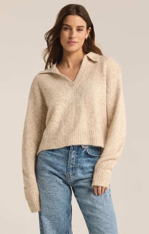 Women's Sweater with Sweater Coat Look-Z Supply Redford Sweater