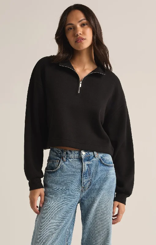 Women's Sweater for Soft Winter Layers-Z Supply Feeling The Moment Sweatshirt