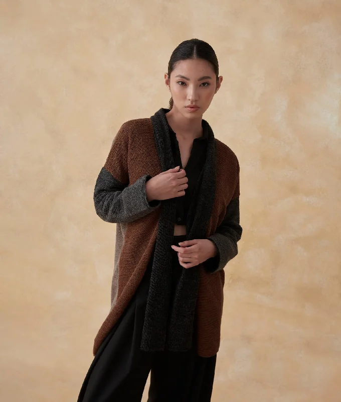 Casual Women's Sweater-New ABBA modified long cardigan